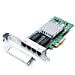 thumbnail image 3 of Gigabit 4 Ports NIC avec Puce Intel I350, Carte Réseau 1 Go Comparée à Intel I350-T4 NIC, Ports Quad RJ45, PCI Express 2.1 X4, Carte Ethernet Profil Bas pour Windows/serveur Windows/linux, 3 of 10