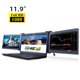 thumbnail image 1 of Monitor portátil de triple pantalla de 11,9 pulgadas, pantalla de expansión para portátil, resolució Tomshoo 11.9 pulgadas/Negro, 1 of 7