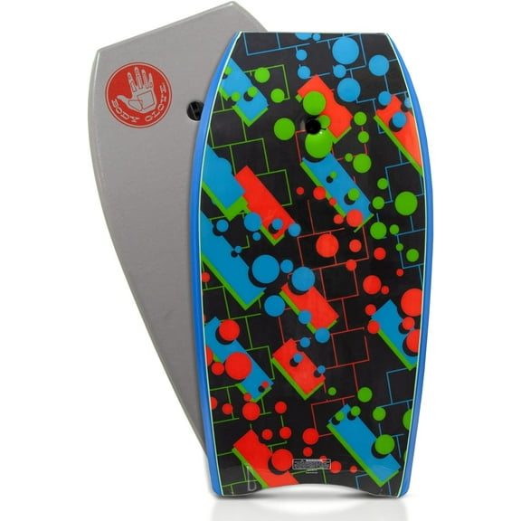 Body Glove Method 42.5" Bodyboard with Wrist Leash for Kids & Adults - Char