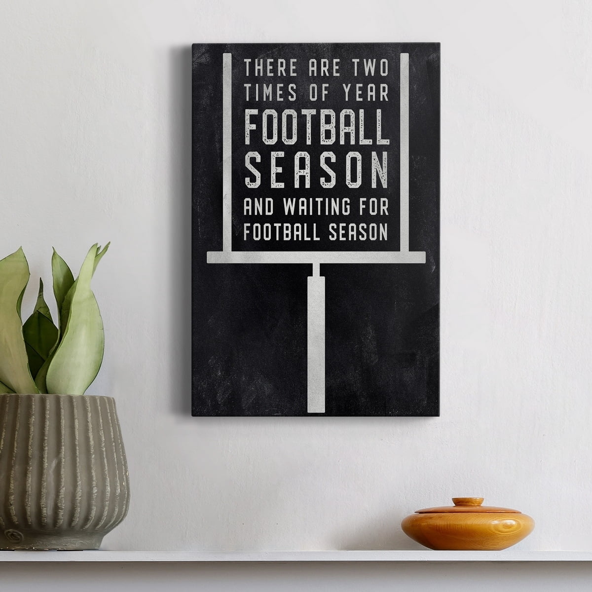 Football Season Premium Gallery Wrapped Canvas - Ready to Hang - 32 x 48