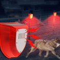 thumbnail image 4 of YISITIAN Solar Warning Lights with 100DB Sound, 3 Working Modes Solar Power Motion Sensor Flash Strobe Light Security Wall Lamp Waterproof for Pasture, Farm, House, Yard, Barn, Home CA919-0190, 4 of 9