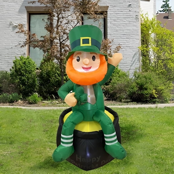 BESTSKY 30 PCS Shamrock Decorations Set,Lucky Green Clover Hanging Banners Garland and Swirls Ornaments for Irish Festival Saint Patrick Party Lucky Day