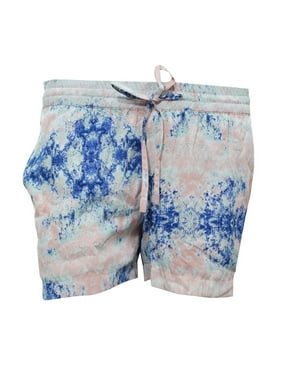 Mogul Women's Beach Shorts Casual Printed Ryan Drawstring Shorts