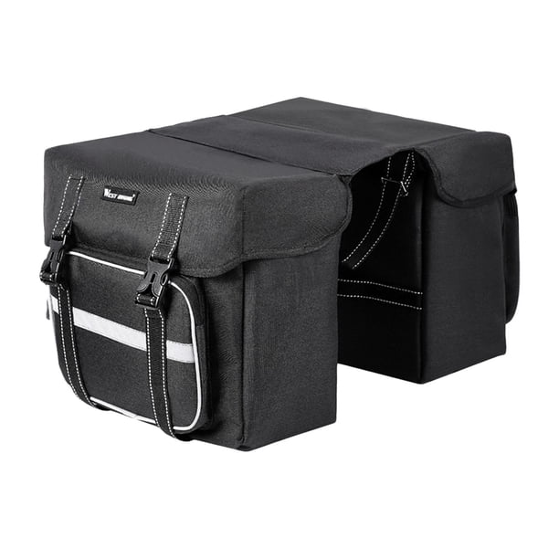 Bolsa de asiento trasero de bicicleta portátil Sunnimix 25L Negra
