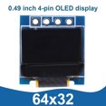 thumbnail image 1 of Módulo De Pantalla Oled Componentes electrónicos de los pixeles de la placa de circuito 3.3-5V 64x32 de la pantalla de visualización de 0,49 pulgadas, 1 of 7