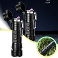 thumbnail image 2 of 4 In 1 Tool 3000°F Windproof Arc + 100ft Beam Flashlight With Strobe Emergency Glass & Device USB C Rechargeable IPX4 Headlight for Bike with Turn Signal Hard Hat Lights Headlamp 325 Stocking Hat with, 2 of 9