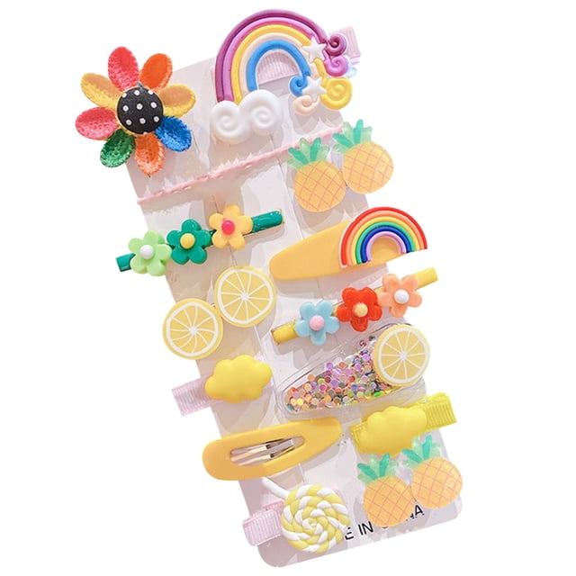 Conjunto de pinzas de pelo coloridas para niñas y niños, banda de dibujos animados, accesorios para el cabello, diademas Wmkox8yii fajkfhkj3910