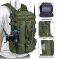 thumbnail image 4 of Fishing Gear Storage Backpack Fishing Bag Wet Dry Separation Splash-Proof LUYA Bag Outdoor Hiking Fishing Camping Bag,B, 4 of 9