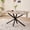 Beige, variant on 55.1" Dining Table for 4, Small Rectangular Mid Century Modern Kitchen Table with Metal Cross Legs for Restaurant Apartment Meeting Study Room (Only Table), Natural Stone Grain