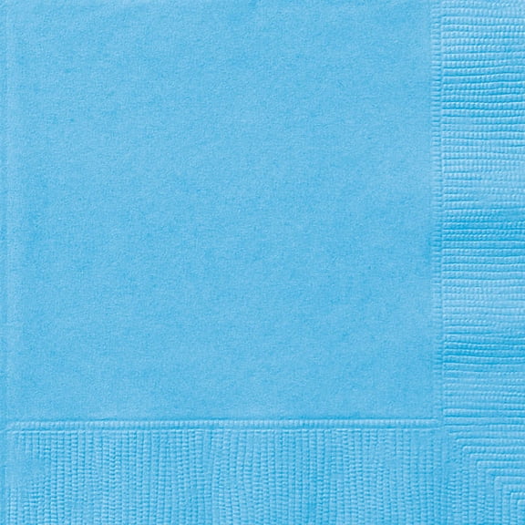 Unique Powder Blue Party Napkins 20-Count