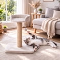 thumbnail image 7 of TRIXIE Mica Sisal 18" Cat Scratching Post with Plush Platform, Light Gray-Greige, 7 of 7