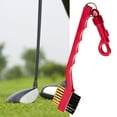 thumbnail image 4 of Brosse de Nettoyage de Golf Résistante à l'Usure, Portable, Poignée Antidérapante, Multifonction, Prise Confortable, Élimination de la Saleté, Poils en Nylon, Double S, 4 of 10