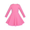 thumbnail image 2 of Robe Fille Rose Éléphant Dumbo Brodé Manches Longues 5 Ans, 2 of 6