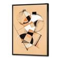 thumbnail image 3 of Designart 'Abstract Compositions Of Colored Geometric V' Modern Framed Canvas Wall Art Print, 3 of 5