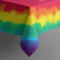 thumbnail image 5 of Rainbow Tie Dye Mandala Pattern Square Tablecloth,Waterproof Square Table Cover,Wipeable Spillproof Washable Table Cover for Home Kitchen Party Decor 42"X42"(107x107cm), 5 of 6