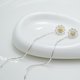 thumbnail image 4 of Pendientes frescos Pendientes coreanos japoneses dulces Pendientes pequeños con flores bonitas y temperamento, 4 of 8