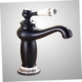 thumbnail image 3 of SASABAXI Robinet de Mitigeur de Lavabo Noir Résistant à la Ternissure et à la Corrosion 1Ensemble, 3 of 8