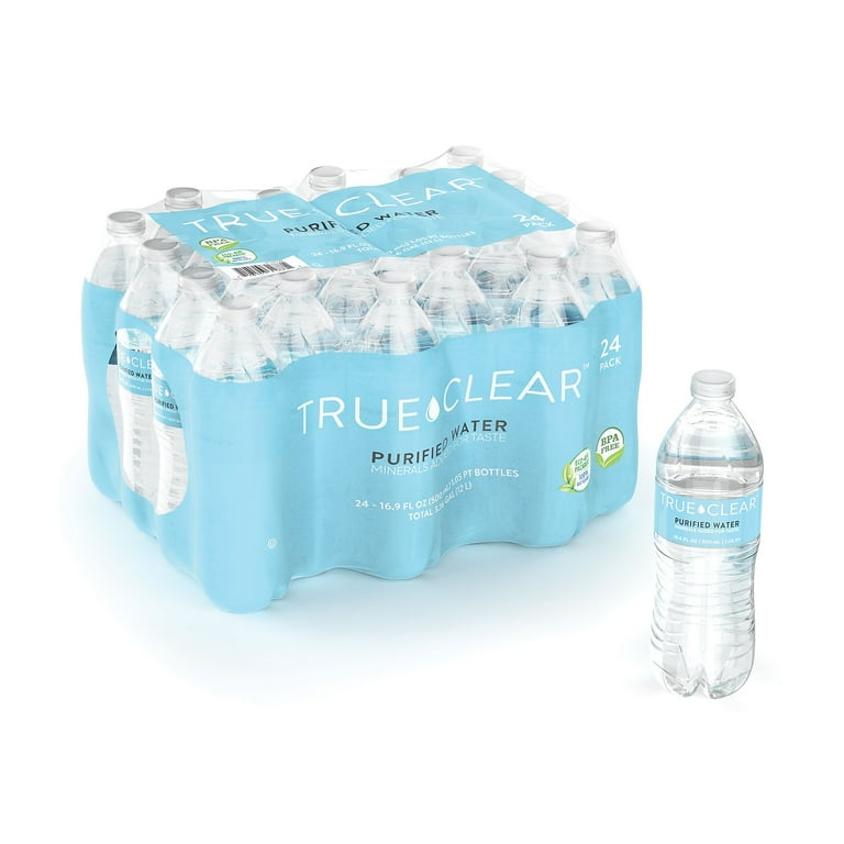 Purified Bottled Water, 16.9 oz Bottle, 24 Bottles/Carton Purified Bottled Water, 16.9 oz Bottle, 24 Bottles/Carton