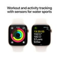 thumbnail image 4 of Apple Watch Series 10 GPS 42mm Rose Gold Aluminum Case with Light Blush Sport Band - M/L, 4 of 10