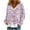 Purple, variant on Dvprdro Christmas Sweaters for Women Plushy Button Front Holiday Sweater Soft Fuzzy Knit Long Sleeve Cable Knit Festive Coat