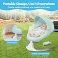Baby Swing for Infants, Unisex Infant Swing Chair with Remote Control