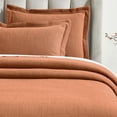 thumbnail image 7 of BNM Modern Cotton Matelasse Bedspread Set, California King, Burnt Orange, 7 of 7
