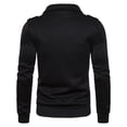 thumbnail image 4 of APEXFWDT Men's Side Zipper Front Sweatshirt Autumn Winter Casual Long Sleeve Jacket Fashion Slim Fit Sweatshirt, 4 of 4