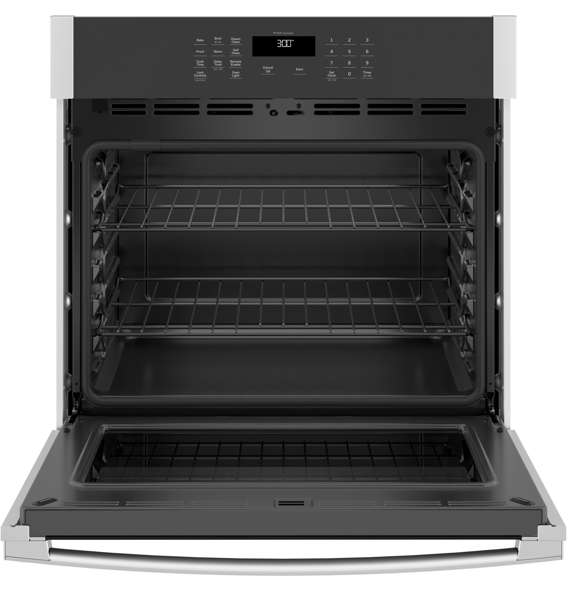 Ge Jts3000 30" Wide 5 Cu. Ft. Single Electric Oven - Stainless Steel