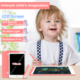 thumbnail image 4 of Lindbes 10 Inch LCD Writing Tablet Pressure Sensitive Drawing Pad Pink Green, 4 of 6