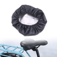 thumbnail image 4 of Funda de lluvia para asientos de bicicleta, impermeable, resistente a la lluvia, con funda elástica para asiento de bicicleta, 4 of 8