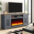 thumbnail image 2 of FESTIVO Stylish 70" TV Stand with Storage for TVs up to 80" - Grey, 2 of 6