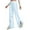 Light Blue, variant on Bigersell Baggy Pants for Women Full Length Women's Solid Corduroy Splicing Slit Hem Trousers Ladies Loose Boyfriend Overall Jeans