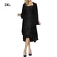thumbnail image 4 of Qarigey vestido de lentejuelas cardigan de piezas faldas largas de encaje al aire libre lavable multicolor dulce regalo color sólido negro / Type2 NO2, 4 of 6