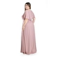 thumbnail image 3 of Vestido largo con abertura Roman Fashion / Tallas Extras, 2010 (Palo de rosa) rosa 40, 3 of 7