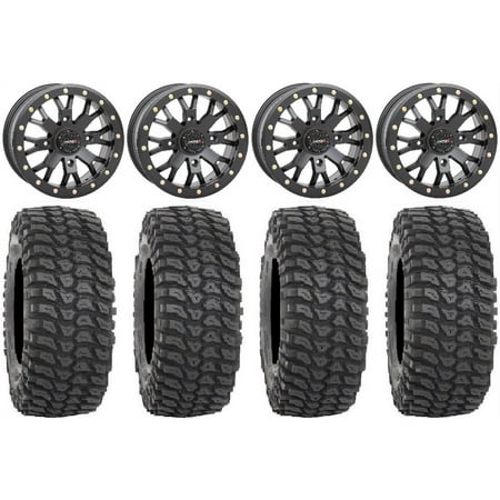 System 3 SB-4 Black (4+3) 15 Wheels 32 XCR350 Tires Can-Am Maverick X3 / Honda Pioneer 1000 / Talon System 3 SB-4 Black (4+3) 15 Wheels 32 XCR350 Tires Can-Am Maverick X3 / Honda Pioneer 1000 / Talon