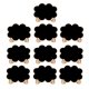 thumbnail image 4 of Mini Pizarras, Carteles De Con Soporte De Caballete, Pizarras De Caballete Para Decoraciones De Bodas, De Cumpleaños 10 piezas de perfecl Mini pizarra de sobremesa, 4 of 8