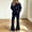 A1_Navy, variant on VISALY Women Two Piece Outfit Sets Off Shoulder Long Sleeve Knit Sweatshirts Sweater Loose Fit Flared Pants Casual Athleisure Sweatsuit Trendy Lounge Travel Workout Matching Tracksuit Army Green L