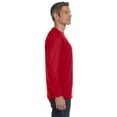 thumbnail image 3 of Gildan Heavy Cotton 5.3 oz. Long-Sleeve Men T-Shirt Red Medium, 3 of 3
