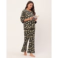 thumbnail image 2 of Moomaya Sleepwear, Printed Night Suit For Women, Cotton Kurta Pajama Set Pjs Loungewear, 2 of 9
