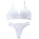 thumbnail image 2 of Gibobby Lenceria mujer sexy Día de San Valentín Sujetador de Lencería de encaje Día de San Valentín acolchado para mujer, ropa interior de realce, conjunto de sujetadores(Blanco, 95B), 2 of 3