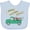 Blue, variant on Inktastic Have a Very Hoppy Easter Green Bunny Truck Boys or Girls Baby Bib
