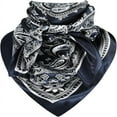 thumbnail image 1 of DEBGFS 35 Inch Wild Rag Cowboy Scarves for Men  Large Rancher Neckerchief Silk Feel  Oversize Western Bandana,blue,One Size, 1 of 8