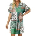 thumbnail image 3 of KISSMODA Womens Summer T Shirt Dress Casual Short Sleeve Beach Cover Up Tunic Tops with Pockets, 3 of 5
