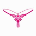 thumbnail image 3 of yunLCZ Women's Cotton Underwear High Waist Women Panties Low Waist Thongs Underwear Panties Sleepwear For Women For Sex Womens Pendant Pearl G String, 3 of 3