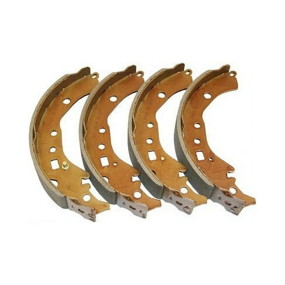 Rear Brake Shoe Set - Compatible with 2009 - 2019 Toyota Corolla 1.8L 4-Cylinder 2010 2011 2012 2013 2014 2015 2016 2017 2018