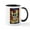 White/Black Inside, variant on CafePress - Amor Day Of The Dead Skull Mugs - 11 oz Ceramic Mug - Novelty Coffee Tea Cup