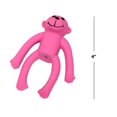 thumbnail image 4 of 4 Inch Tiny Latex Dog Toy Cute Little Monkey Squeaker for Small Breeds Puppies (Full Set - All 3 Colors), 4 of 9