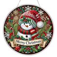 thumbnail image 1 of Kit de manualidades con forma de muñeco de nieve navideño con forma de diamante acrílico JJFox, bricolaje, 1 of 7