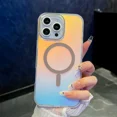 thumbnail image 2 of Funda magnética láser mate de lujo para iPhone 16 Pro Max 16 Plus, funda Magsafe con purpurina para iPhone 15Pro 14 13, fundas duras anticaída, 2 of 5