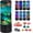 Background B, variant on Bubble Fish Lamp,  Theme Mini Aquarium Light with 7-Color Changing, Small  Fish  with 7 Fish, USB   Night Light,   for  and Adults